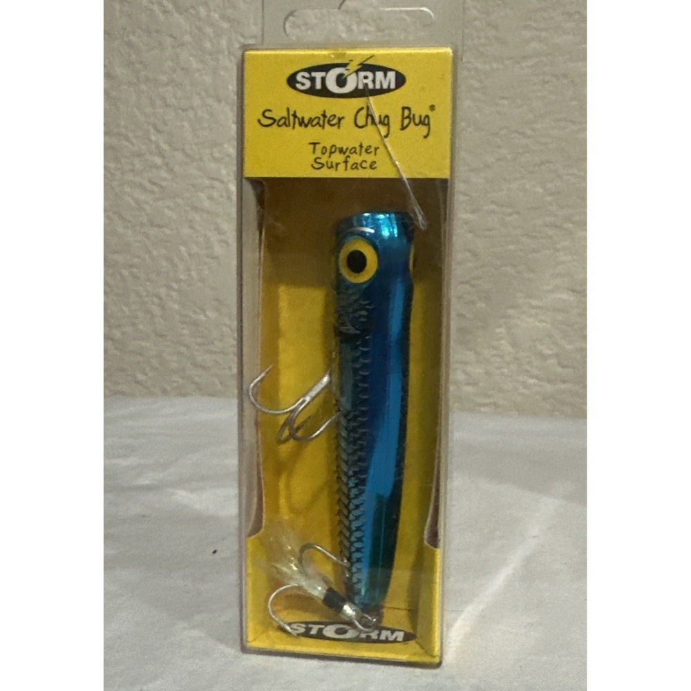 Storm Saltwater Chug Bug. Top water Surface. New!